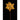 Gold velvet poinsettia stem with wired petals and glitter center, 11.5-inch diameter