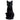 13-inch seated black cat Halloween figurine with a soft flocked finish, sculpted paws, curled tail, and bright green eyes