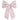 Candy Cane Stripe Decorative Bow w/ Clip (17"L x 12"W)