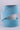Blue velvet ribbon on a white background