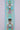 Decorative ribbon with nutcracker design on a light blue background