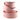 Coral Plaid Ribbon - Chenille/Boucle/Tweed - 2.5" x 10yds (d.stevens)