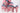 Ribbon showing dimensional bow shapes in red white and blue