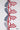 Detailed back view of embroidered Americana bow ribbon pattern
