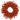 Large 31-inch orange berry fall wreath with dense clusters of small berries and a full textured silhouette