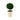 Preserved Cypress Ball Topiary – 13" Green with Grey Pot