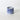 Blue ceramic Amalfi pot with dimensional hand-painted sardine design on white background