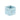 A light blue square ceramic planter with embossed details, featuring a duck design on one side and a large letter 'B' with hearts on the front, set against a plain white background.