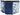 Geneva navy floral ribbon with satin backing and patterned front, rolled edge view
