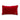 God Is Testing Me needlepoint pillow back view with red velvet backing and Furbish logo