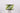 Roll of green and white striped ribbon on a white background