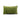 Mahjong Forever needlepoint pillow back view with olive green velvet backing and embroidered Furbish logo