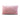 Sharpest Tool needlepoint pillow back view with blush pink velvet backing and embroidered Furbish logo