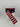Front and back of patriotic ribbon showing navy stars and red-white stripes