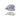 Decorative Cast Iron Oyster Shaped Dish, Chrome Finish