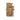 Brown stoneware bear shaped honey jar with wooden honey dipper and reactive glaze finish