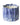 Blue ceramic sardine planter with sculpted fish design