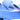 Cadet Blue Torn Velvet Ribbon - 1.5" x 10yds (d. stevens)