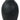 Tall charcoal ceramic vase with textured finish, 10.25 inches high