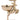 Gold aluminum jumping deer decorative bowl with detailed antlers and an integrated round bowl, measuring 11.5 inches high for elegant tabletop and holiday décor.
