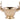 Gold pedestal bowl with sculpted deer heads and branching antlers on both sides, measuring 12.5 inches long and 8.5 inches wide.