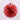 4.75" Red Hammered Ball Ornament