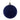 4.75" Smooth Flocked Ball Ornament - Navy Blue
