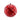 4.75" Red Hammered Ball Ornament