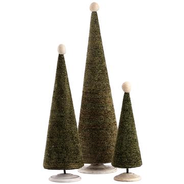 Cord Topiary Trees (Set of 3)