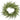 12-inch faux cedar wreath with realistic green branches