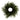 12-inch green real-touch Norfolk pine candle ring with layered faux evergreen foliage