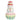 Cheerful Snowman Ceramic Candy Jar, 13.5"