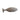 Back view of embroidered cotton fish-shaped pillow in natural beige fabric with soft texture.