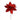 Poinsettia - Textured Red - 15.5L x 10.25"
