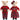Holiday Plaid Teddy Bear Couple (Set of 2)