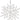15" Flocked Snowflake