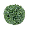 16 inch artificial boxwood ball topiary with dense green foliage sphere realistic faux plant