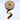 Cinnamon velvet wired ribbon with metallic gold backing on a 1-inch by 10-yard roll.