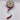 Red velvet wired ribbon with white dupioni backing and white edges on a 1-inch by 10-yard roll.
