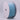 Spool of blue ribbon on a gray background