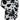 Fuzzy Cow Print Ribbon 2.5"X10YD