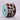 2.5"X10YD Fuzzy Cow Print Ribbon (White/Brown)