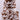 2.5"X10YD Fuzzy Cow Print Ribbon (White/Brown)