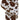 Fuzzy Cow Print Ribbon 2.5"X10YD