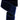 Roll of navy blue velvet ribbon with coordinating satin backing and wired edges, measuring 2.5 inches wide by 10 yards long.