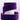 Purple Velvet Ribbon w/ Satin Backing 2.5" x 10yd