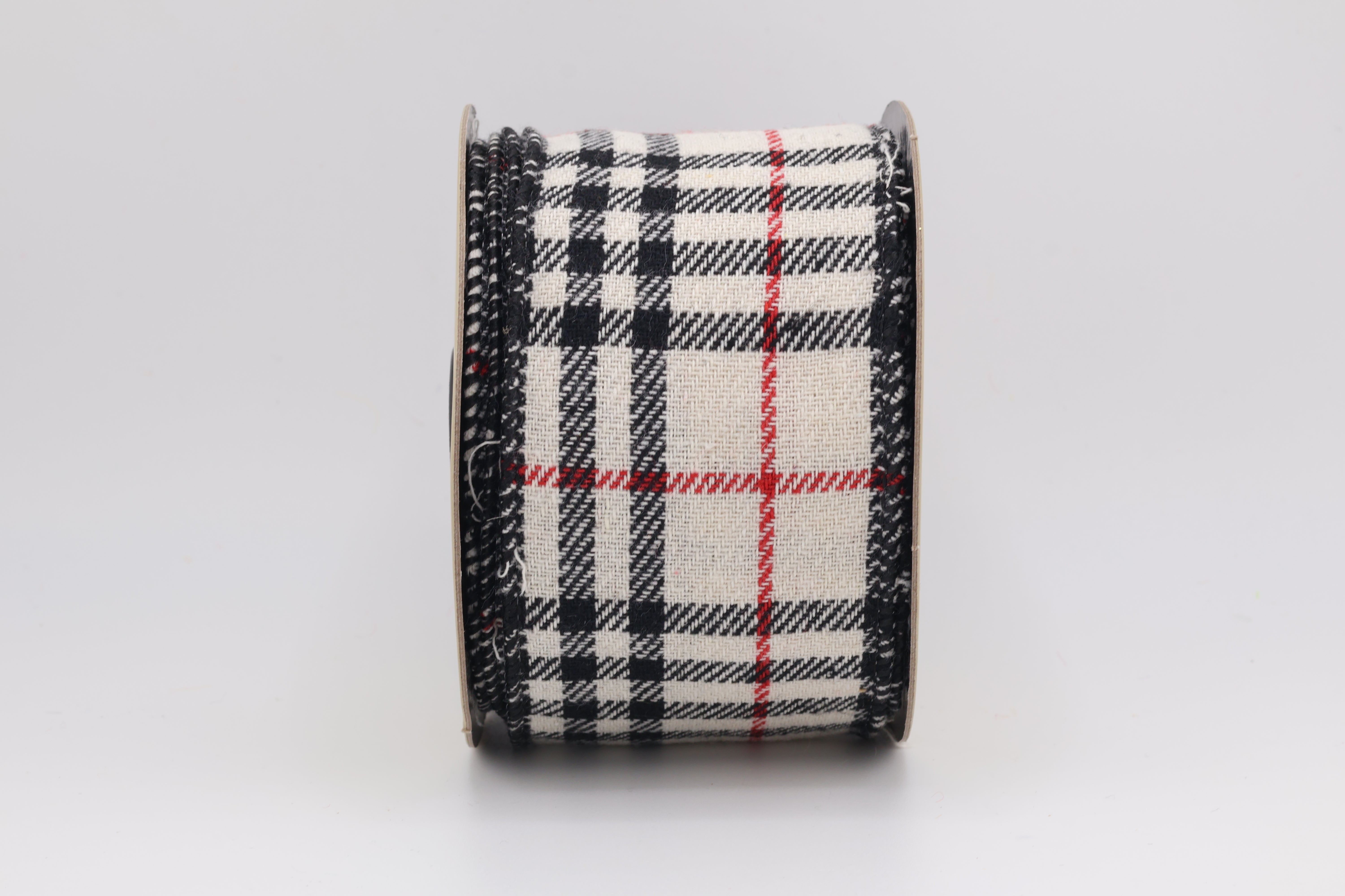 Flannel Breigh Plaid Ribbon – Red, Black & Cream | d. stevens – Maxwell's