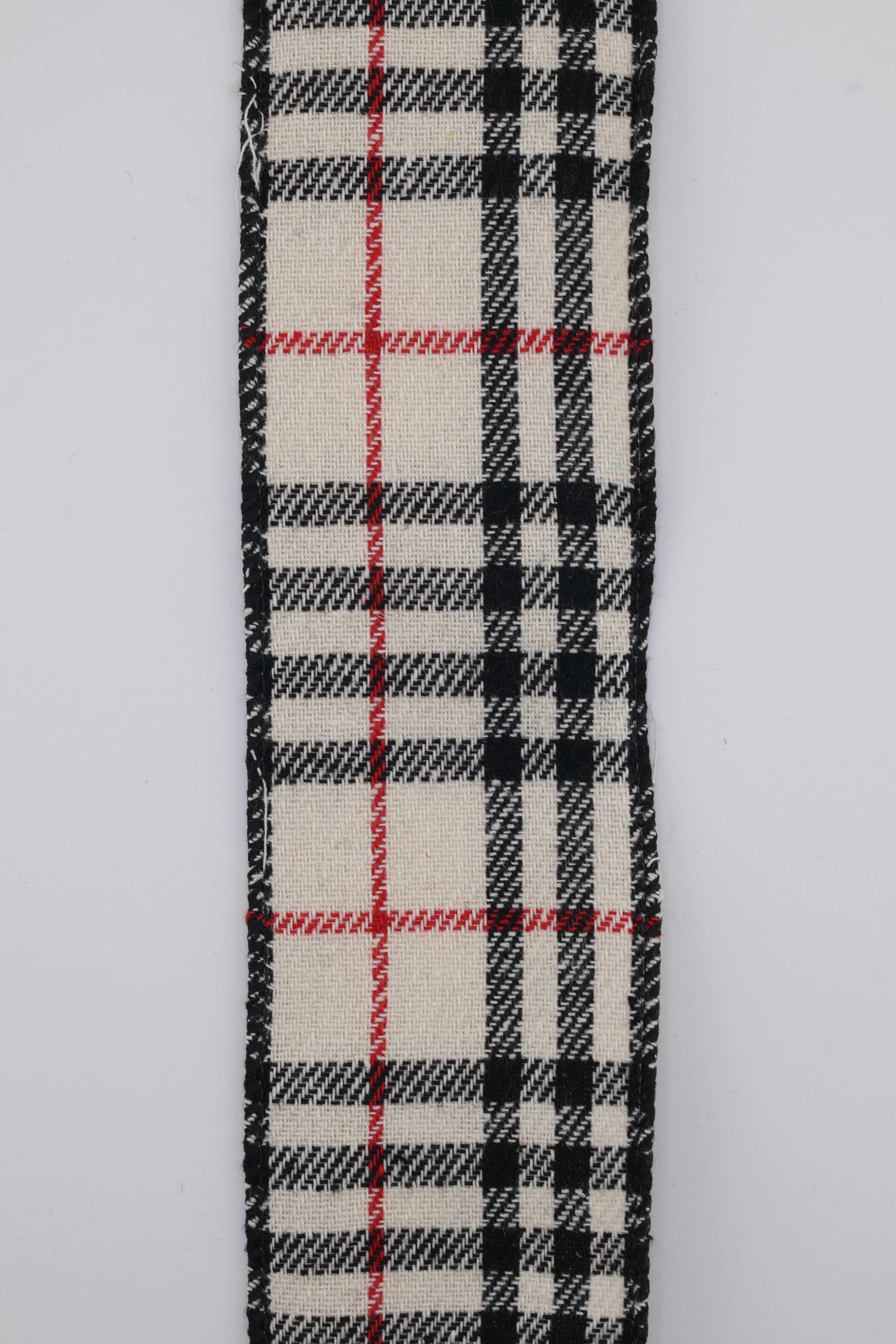 Flannel Breigh Plaid Ribbon – Red, Black & Cream | d. stevens – Maxwell's