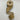 Gold Jacquard Waves Wired Ribbon – 2.5" x 10 Yards (d. stevens)
