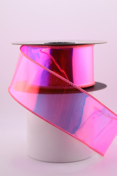 Jelly Pop – Cotton Candy - Iridescent PVC - Pink/Purple - 2.5" x 10yds (d. stevens)